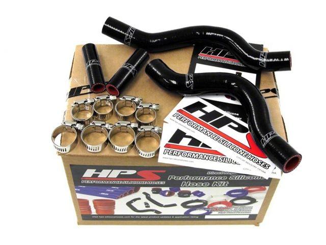 HPS Black Reinforced Silicone Radiator Hose Kit Coolant Suzuki 01-11 RM250