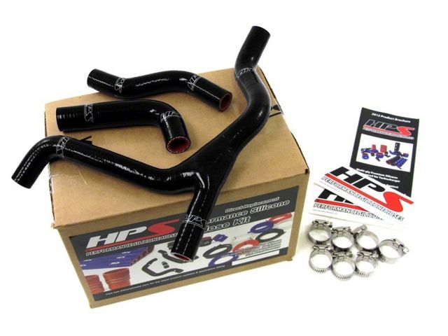 HPS Black Reinforced Silicone Radiator Hose Kit Coolant Suzuki 07-09 RMZ250