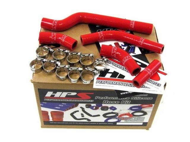 HPS Red Reinforced Silicone Radiator Hose Kit Coolant Yamaha 07-09 WR250F