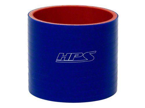 HPS 1-7/8" ID, 3" Length, Silicone Straight Coupler Hose, High Temp 4-ply Reinforced, 48mm ID, Blue