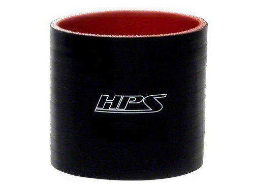 HPS 4" ID, 4" Length, Silicone Straight Coupler Hose, High Temp 4-ply Reinforced, 102mm ID, Black