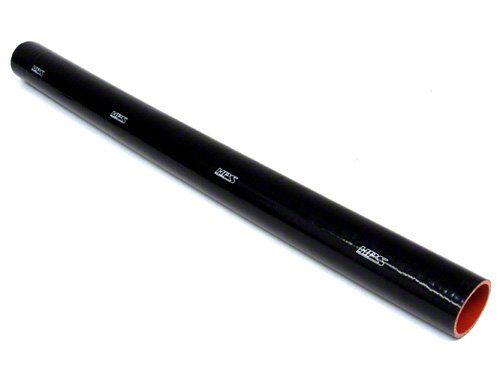 HPS 5/8" ID, 3 Feet Length, Silicone Straight Coupler Coolant Tube Hose, High Temp 4-ply Reinforced, Black, 16mm ID