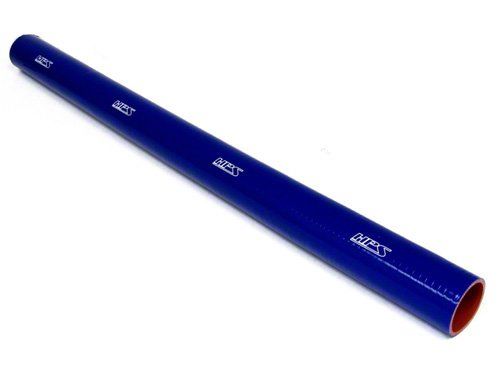 HPS 2-3/8" ID, 3 Feet Length, Silicone Straight Coupler Coolant Tube Hose, High Temp 4-ply Reinforced, Blue, 60mm ID