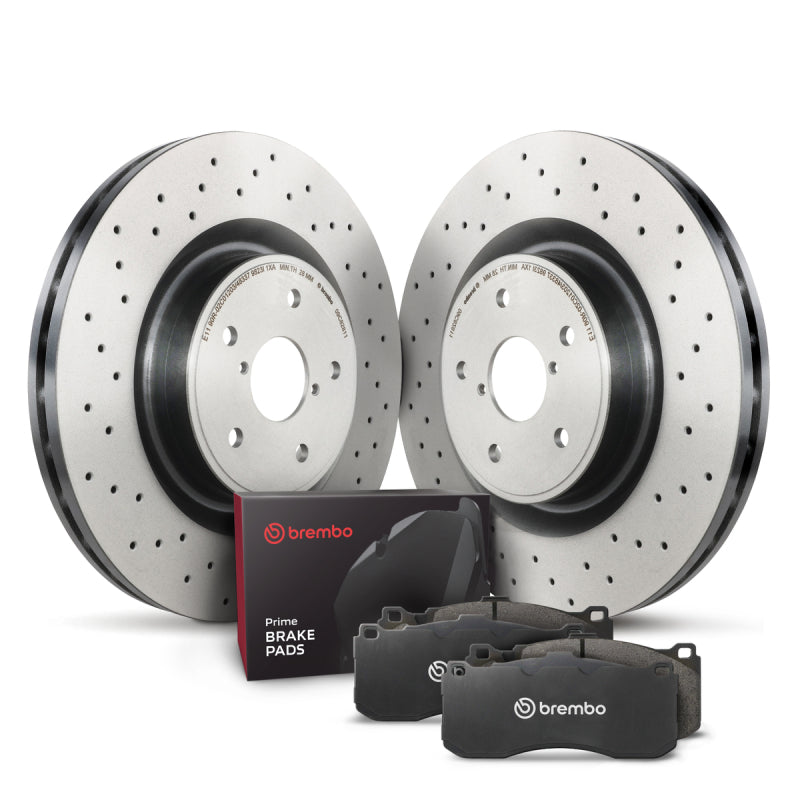 Brembo OE 2005 Porsche 911/07-12 911 Rear Disc Brake Kit KT04387