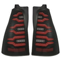AlphaRex 03-09 Toyota 4Runner LUXX-Series LED Tail Lights- Black/Red 690080