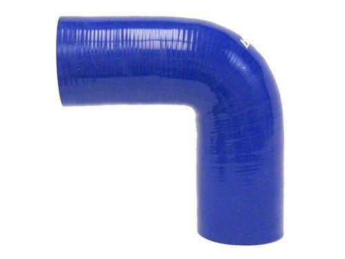 HPS 1" (25mm) 4-ply 90 Degree Silicone Elbow Coupler Blue