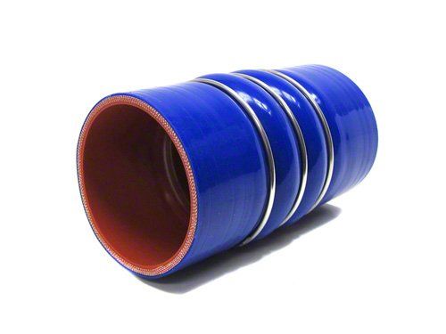 HPS 4" ID, 6" Length, Silicone Charge Air Cooler CAC Hose Double Hump Coupler Bellow Cold Side, High Temp 4-ply Reinforced, 102mm ID