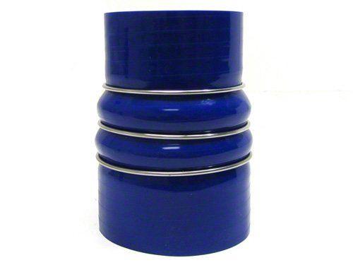 HPS 3-1/2" - 4" ID, 6" Length, Silicone Charge Air Cooler CAC Hose Double Hump Reducer Coupler Bellow Cold Side, High Temp 4-ply Reinforced, 89mm - 102mm ID