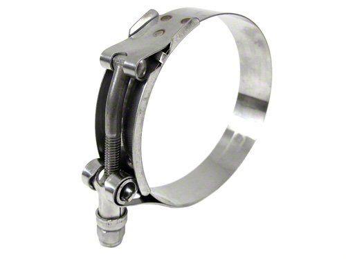 HPS Stainless Steel T-Bolt Hose Clamp, fit 1.25" 1.38" ID hose, Range: 1.61" - 1.77"