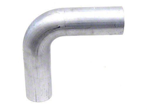 HPS 1" OD 90 Degree Bend 6061 Aluminum Elbow Pipe Tubing 16 Gauge, Mandrel Bent, Mill Finish