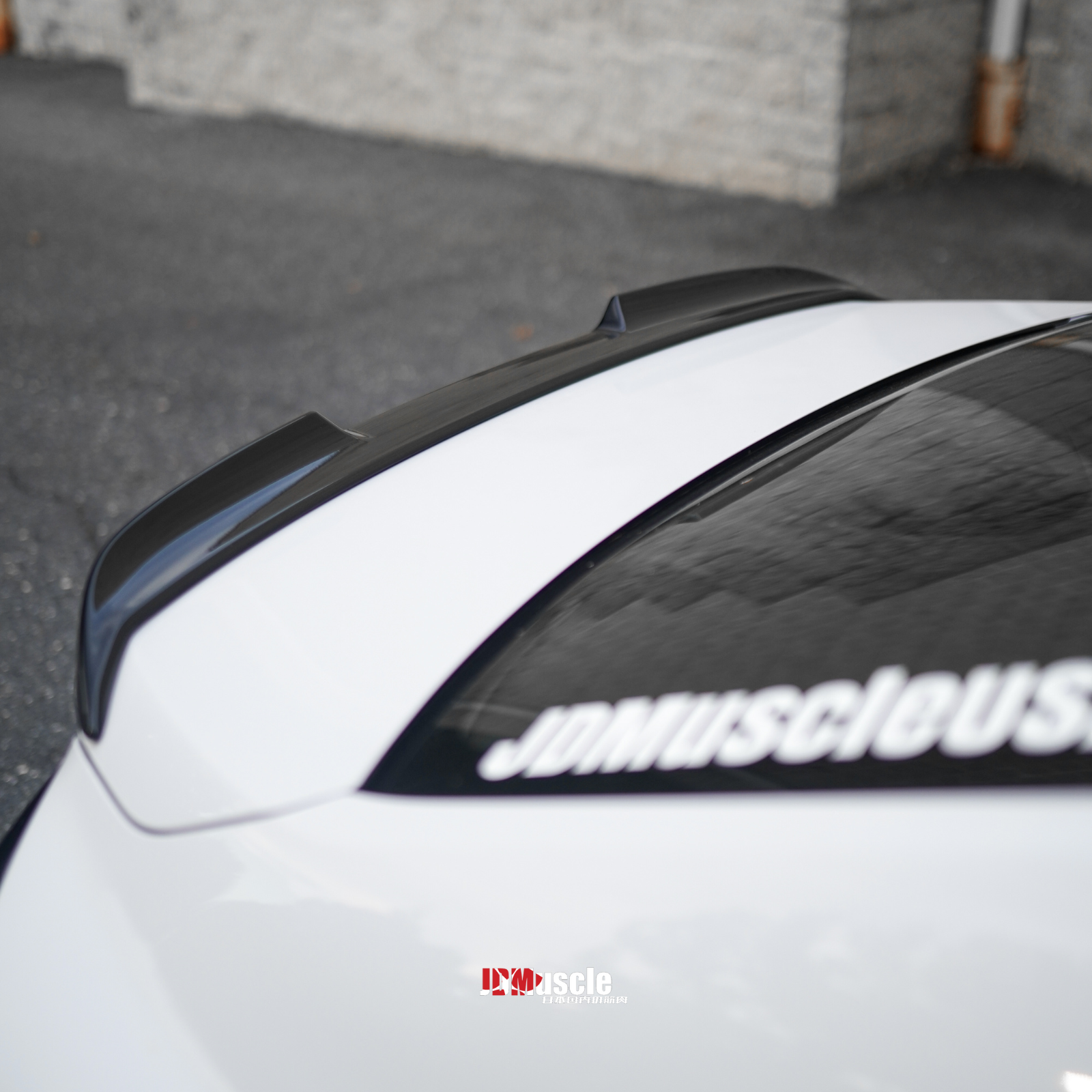JDMuscle [22-25 WRX] STI Style Duck Bill Spoiler-Paint Matched/Gloss Black