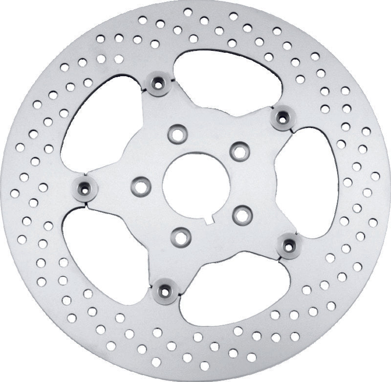 Bikers Choice 84-99 Big Twin & XL 11.5 Inch Front Stainless Mirror Fltg Rotor Replaces H-D 44136-84 619975