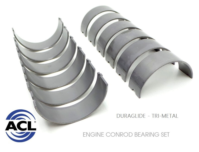 ACL 1967-2007 Chevy V8 305/350/400 .10mm Oversized Trimetal Rod Bearing Set 8B663P-10