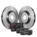 Brembo OE 2003 BMW 525i/99-00 528i Front Disc Brake Kit KTX4099