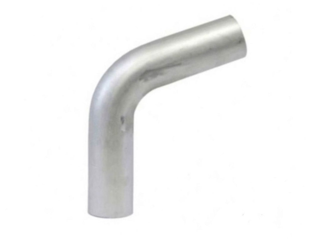 HPS 2-1/4" OD 70 Degree Bend 6061 Aluminum Elbow Pipe Tubing 16 Gauge w/ 3" CLR