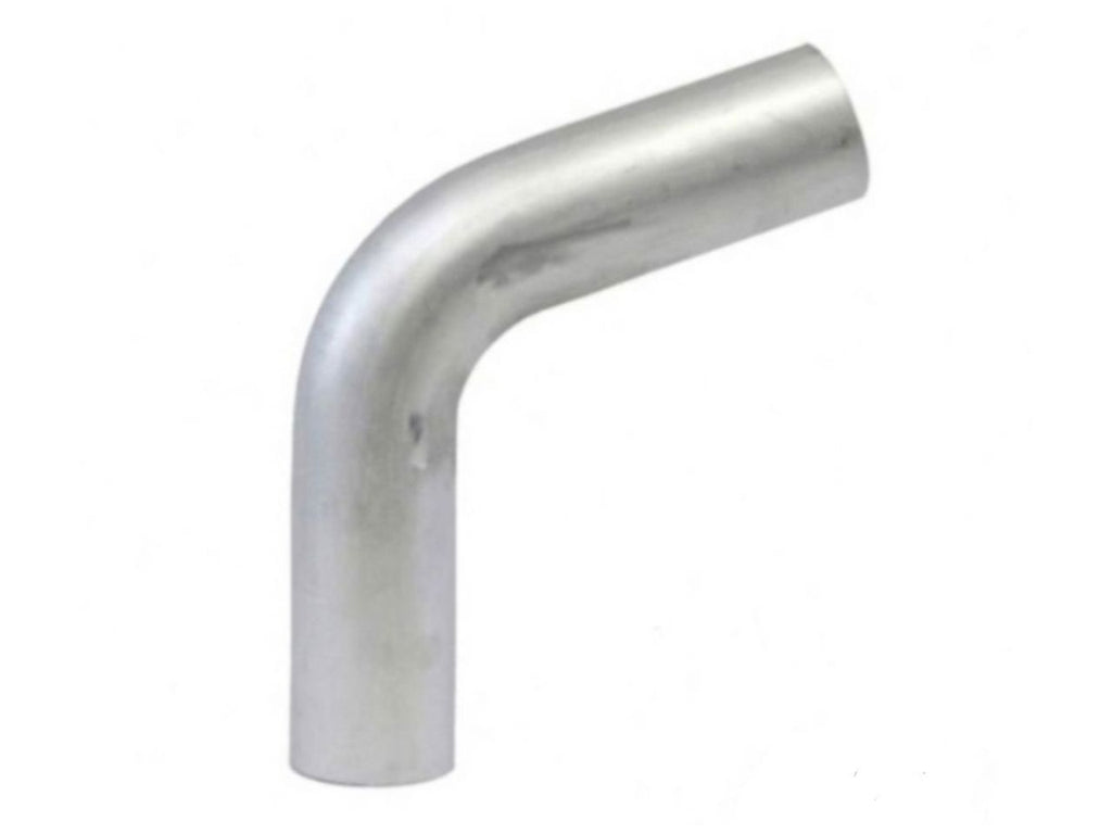 HPS 2-1/2" OD 70 Degree Bend 6061 Aluminum Elbow Pipe Tubing 16 Gauge w/ 2 1/2" CLR