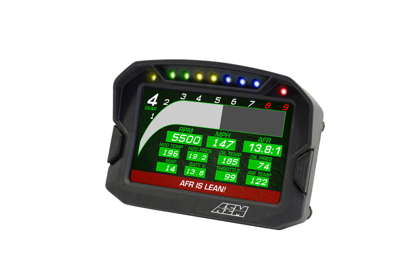 AEM CD-5G Carbon Digital Dash Display w/ Interal 10Hz GPS & Antenna 30-5602