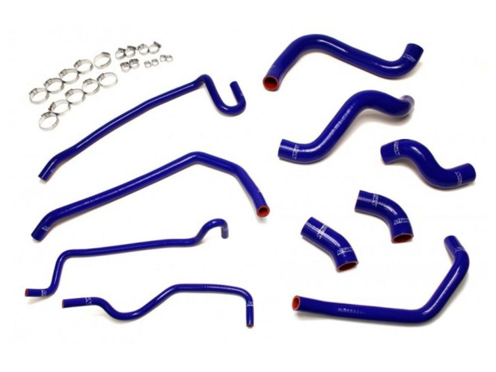 HPS Blue Reinforced Silicone Radiator and Heater Hose Kit Coolant Ford 11-14 Mustang GT 5.0L V8 & Boss 302