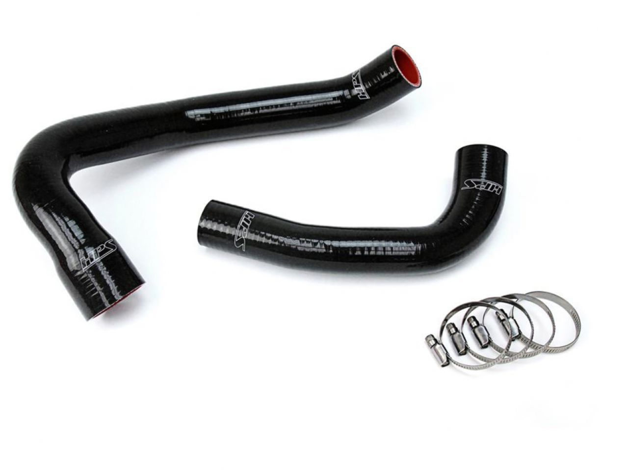 HPS Black Reinforced Silicone Radiator Hose Kit Coolant Jeep 00-06 Wrangler TJ 4.0L