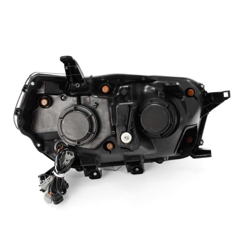 AlphaRex 10-13 Toyota 4Runner PRO-Series Projector Headlights Plank Style Black w/Seq Signal/DRL 880755