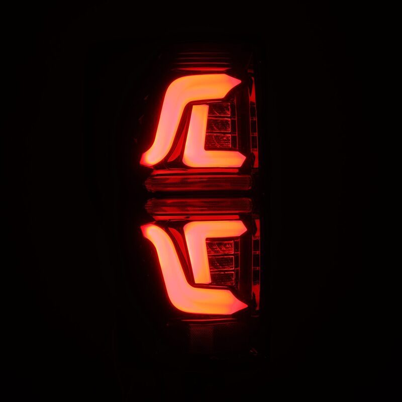 AlphaRex 17-19 Ford F250 Super Duty PRO-Series LED Tail Lights Red Smoke (w/o Blind Spot Sensor) 657020