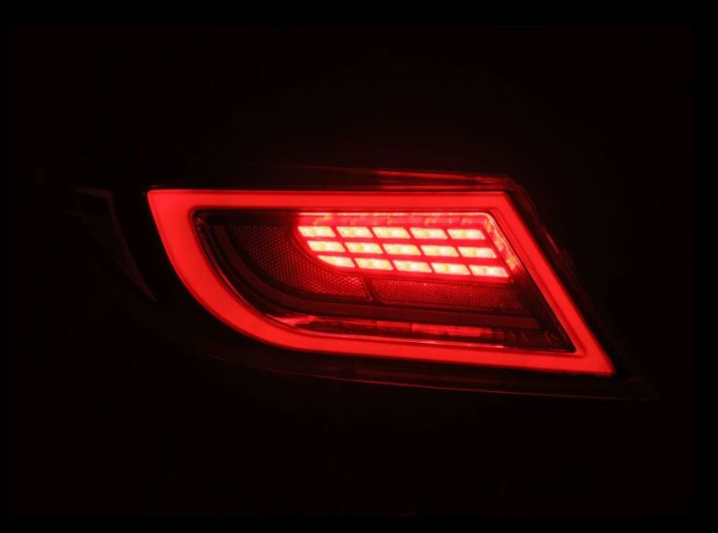 AlphaRex 22-24 Toyota GR86 LUXX LED Taillights Alpha-Black 675040