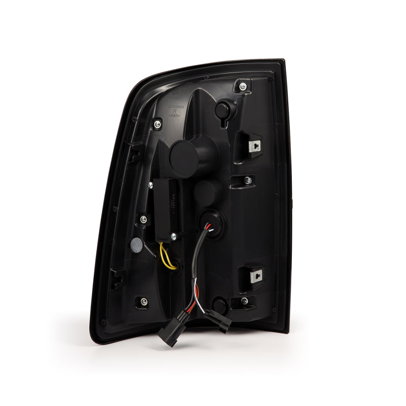 AlphaRex 09-18 Dodge Ram Luxx-Series LED Tail Lights Black w/ Activation Light & Sequential Signal 640004