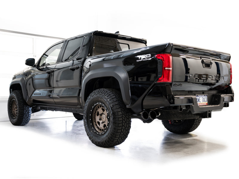 AWE Tuning AWE Exhaust for 4th Gen Toyota Tacoma Dual Diamond Black Tips 3015-33254