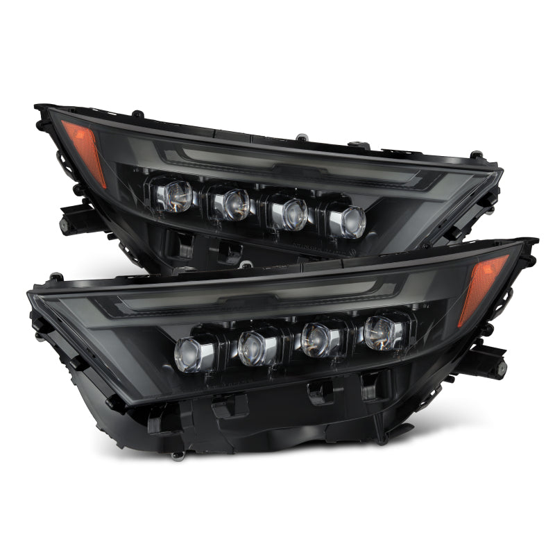 AlphaRex 19-23 Toyota RAV4 NOVA LED Projector Headlights Alpha-Black 880857