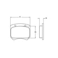 Performance Friction 7720.13.15.44 Racing Pad - 13 Compound