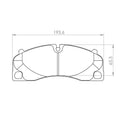 PFC Porsche 991/992 GT3 / Cayman GT4 Front Brake Pads - 11 Compound - 7721.11.17.44