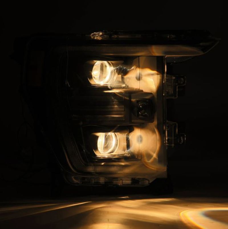AlphaRex 21-22 Ford F150 PRO-Series Projector headlights Black w/Activ Light/Seq Signal 880293