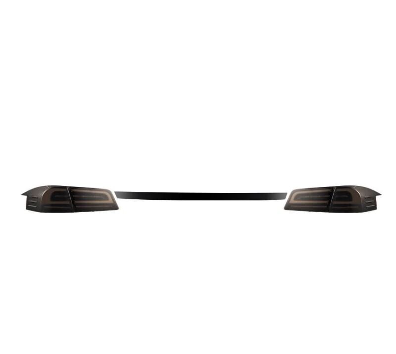 AlphaRex 12-21 Tesla Model S LUXX-Series LED Tail Lights - Black 601120