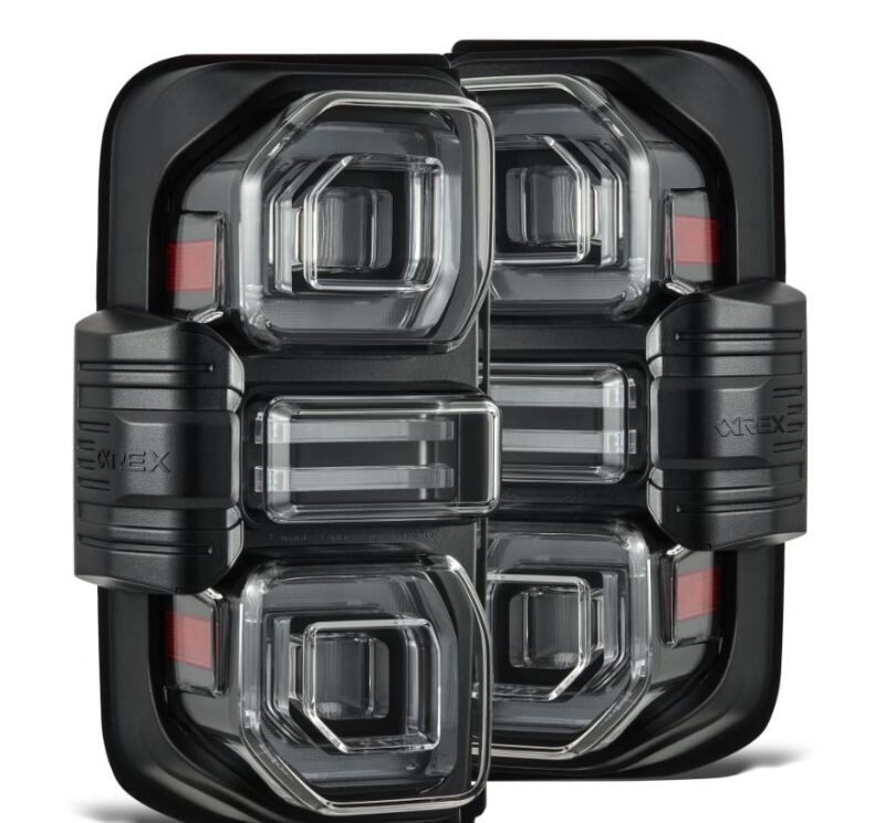 AlphaRex 21-24 Ford Bronco (Excl. Raptor) Nova-Series LED Tail Lights - Black 659010