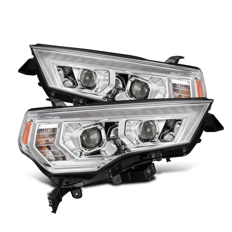 AlphaRex 14-22 Toyota 4Runner PRO-Series Projector Headlights Black w/Seq. Sig. + DRL 880815