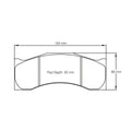Pagid U-8044 Racing Pad - RST-1 Compound
