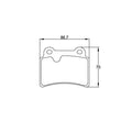 Pagid U-8069 Yellow Racing Pad - RS19 Compound