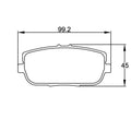 Pagid U-8077 Yellow Racing Pad - RS29 Compound