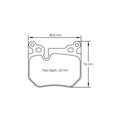 Pagid U-8085 Yellow Racing Pad - RS29 Compound