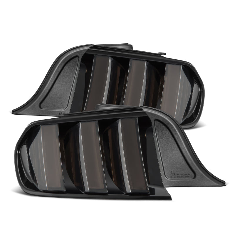 AlphaRex 15-23 Ford Mustang NOVA-Series Prismatic LED Tail Lights Alpha-Black 655010