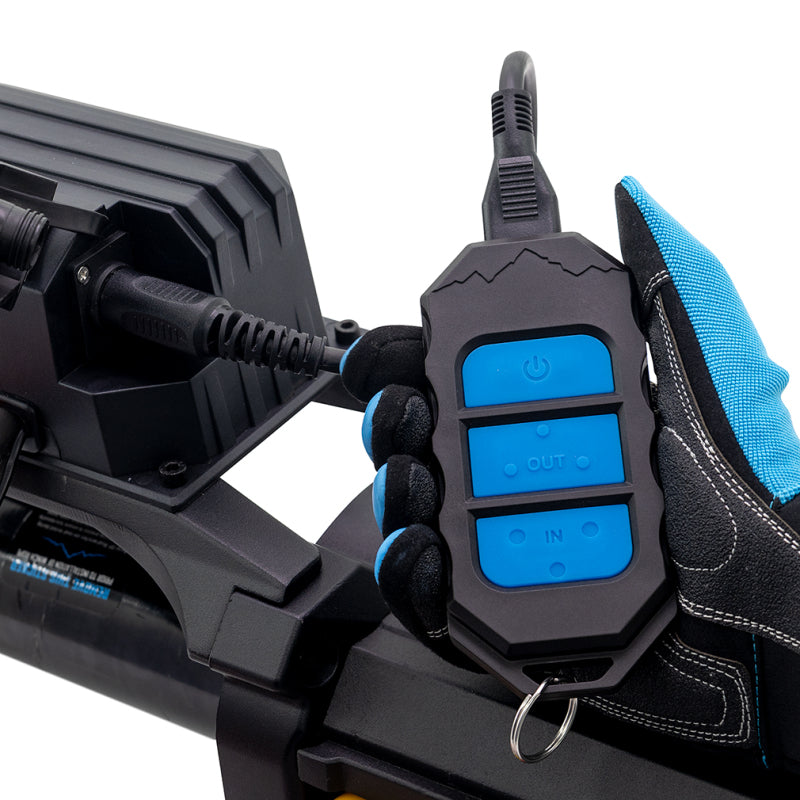Borne Off-Road 10K Winch - Blue Synthetic Rope BNWN-10-SBL