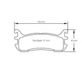 Pagid U-8129 Yellow Racing Pad - RS29 Compound