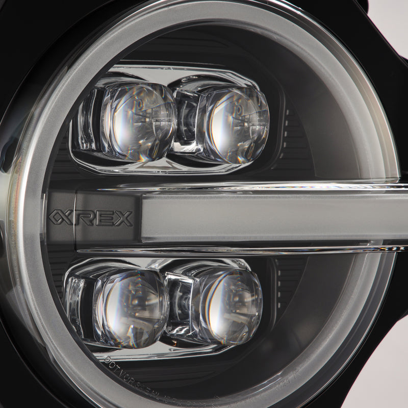 AlphaRex 21-23 Ford Bronco NOVA LED Projector Headlights Black 880260