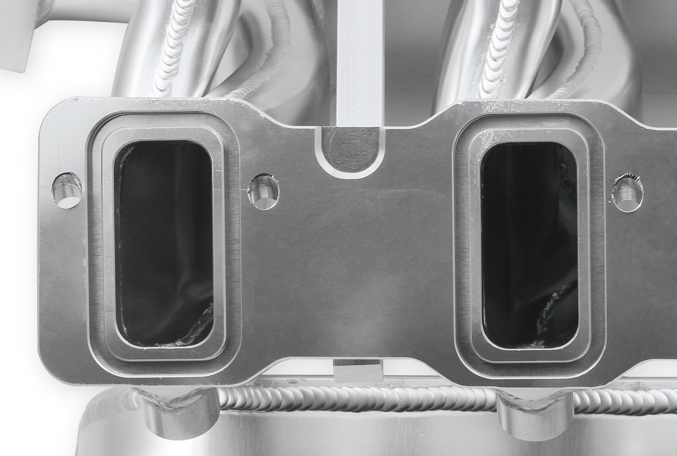 Sniper EFI Fabricated Intake Manifold Dual Plenum 92mm GM LS3/L92, and Fuel Rail Kit - Silver