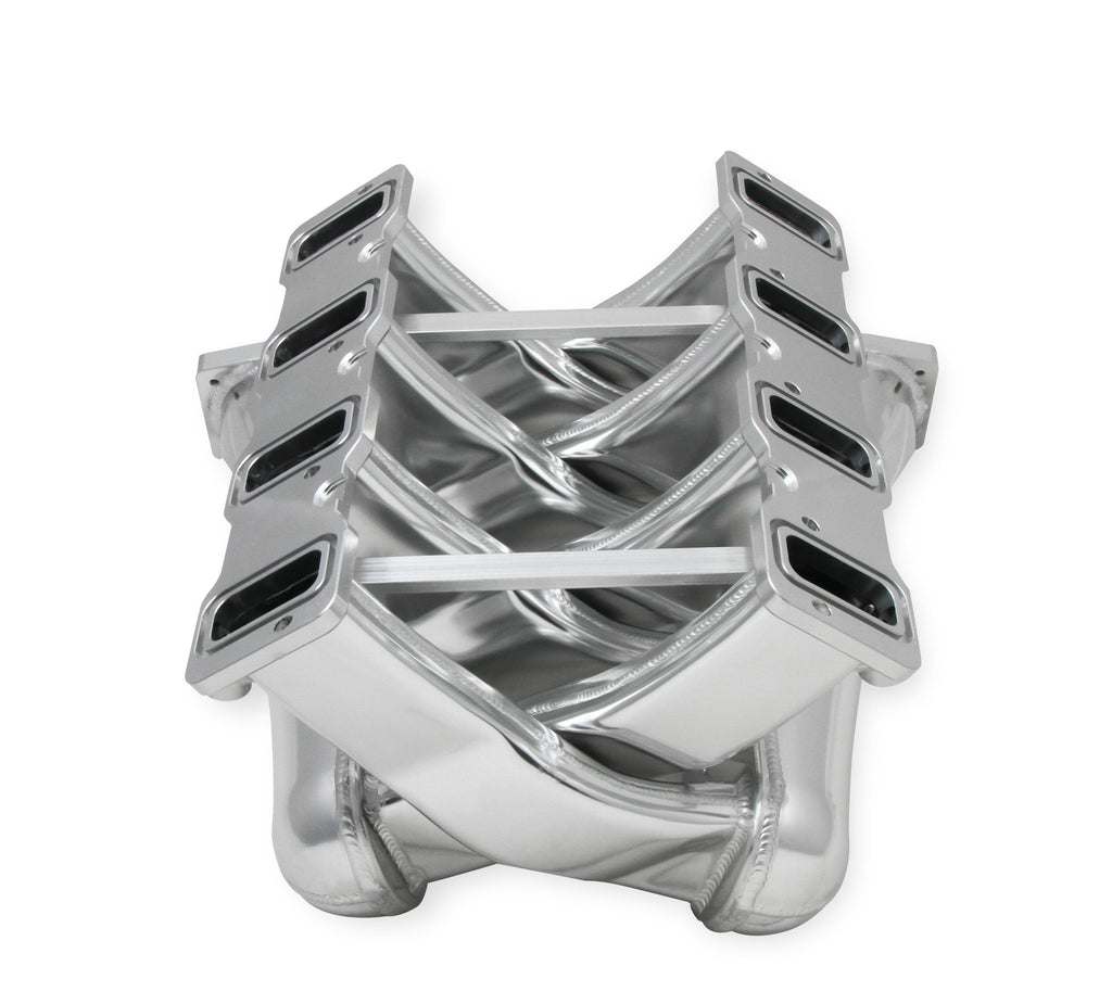 Sniper EFI Fabricated Intake Manifold Dual Plenum 102mm GM LS3/L92, and Fuel Rail Kit - Silver