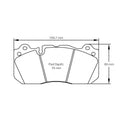 Pagid U-8239 Yellow Racing Pad - RS29 Compound