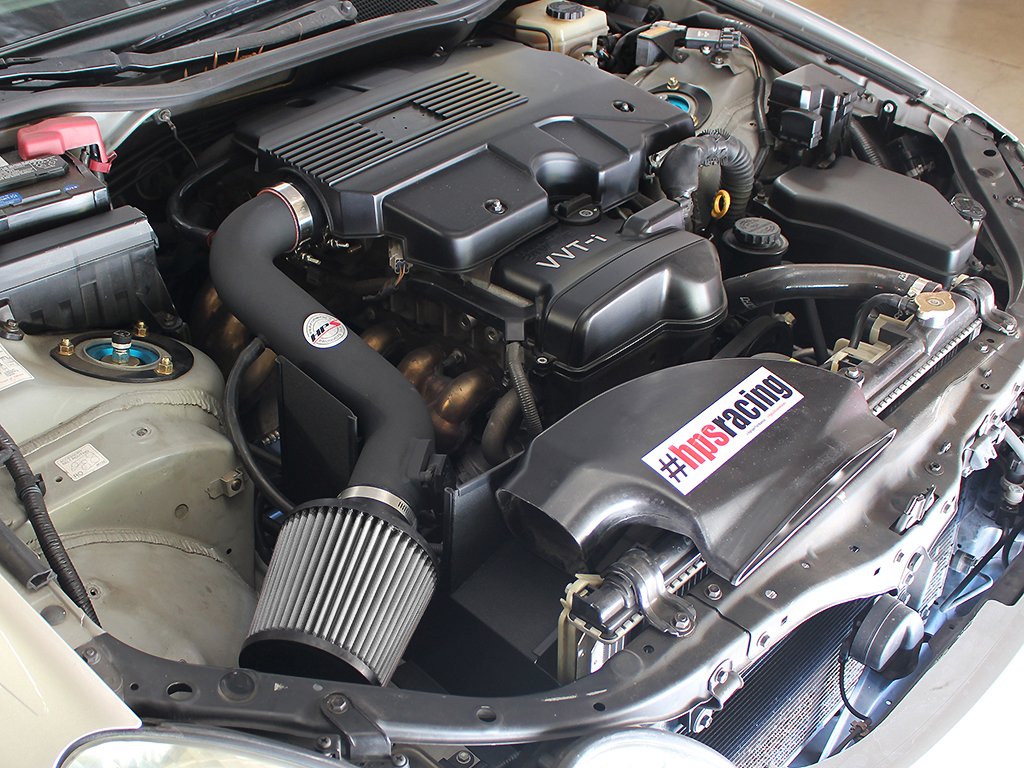 HPS Shortram Air Intake Kit 2001-2005 Lexus GS300 3.0L, Includes Heat Shield, 827-260
