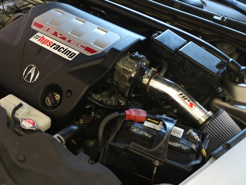 HPS Shortram Air Intake Kit 2007-2008 Acura TL Type-S 3.5L V6, Polish