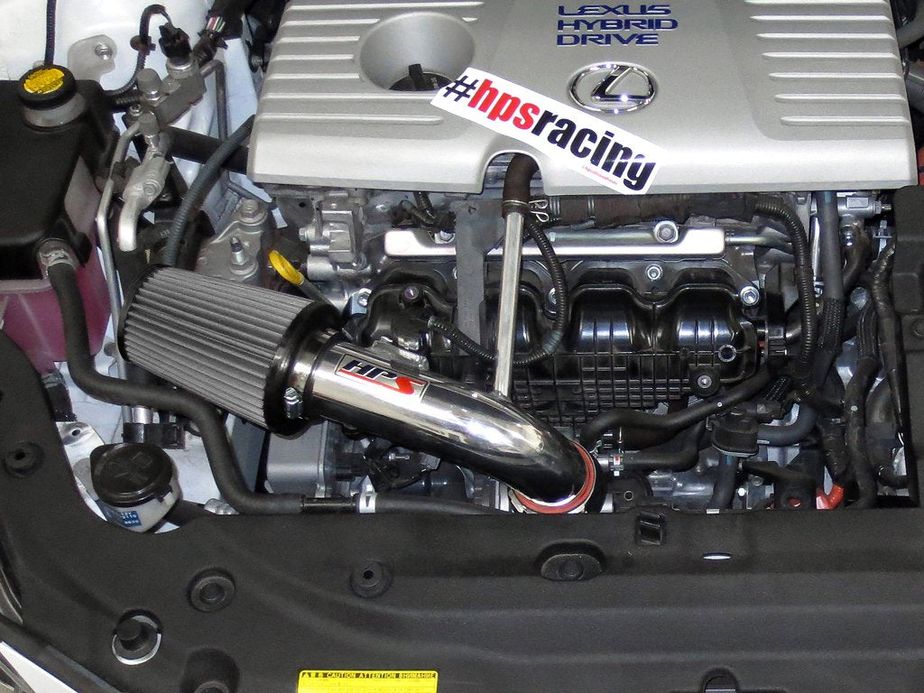 HPS Shortram Air Intake Kit 2011-2017 Lexus CT200h, Red