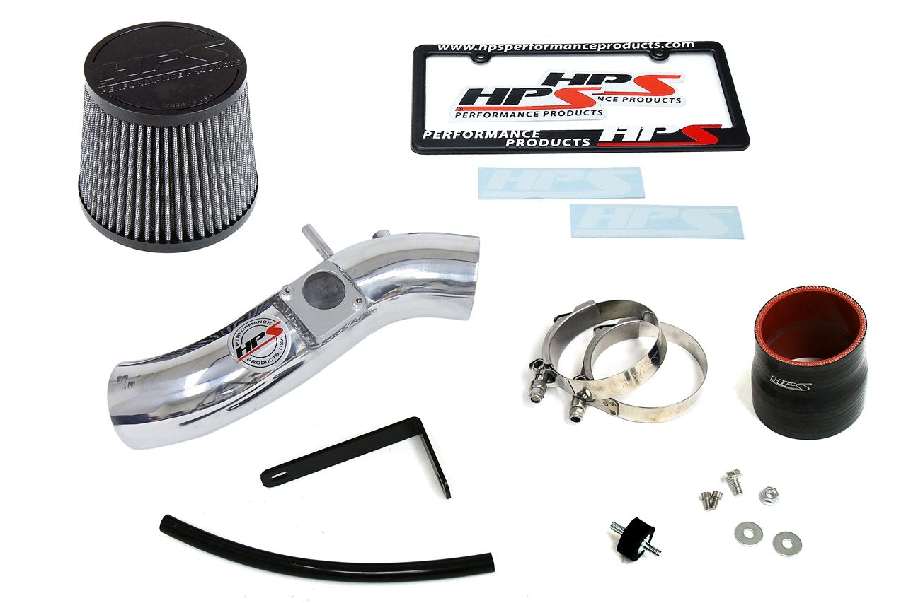 HPS Shortram Air Intake Kit 2003-2004 Pontiac Vibe 1.8L, Polish